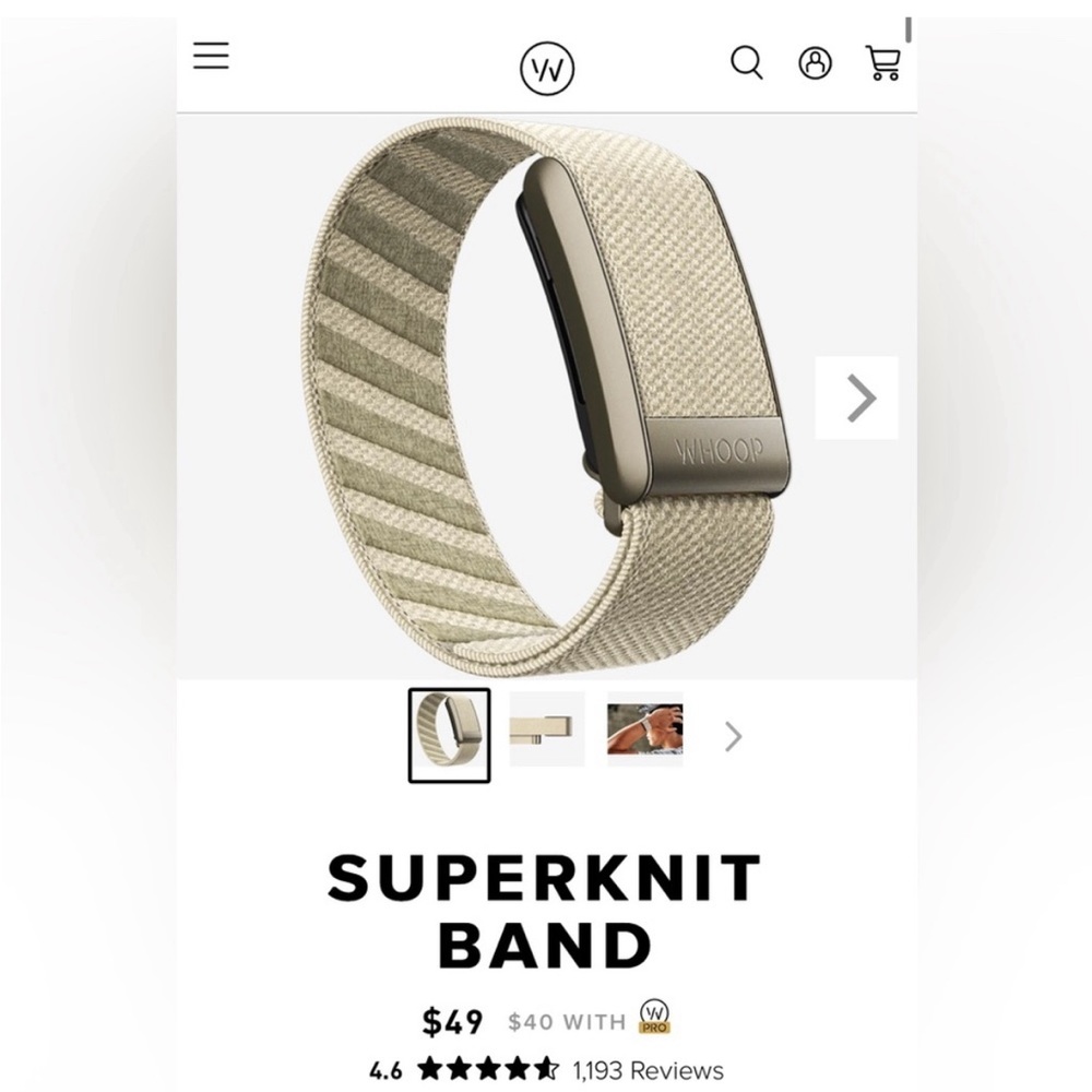 Stone brand new whoop4.0 super knit band